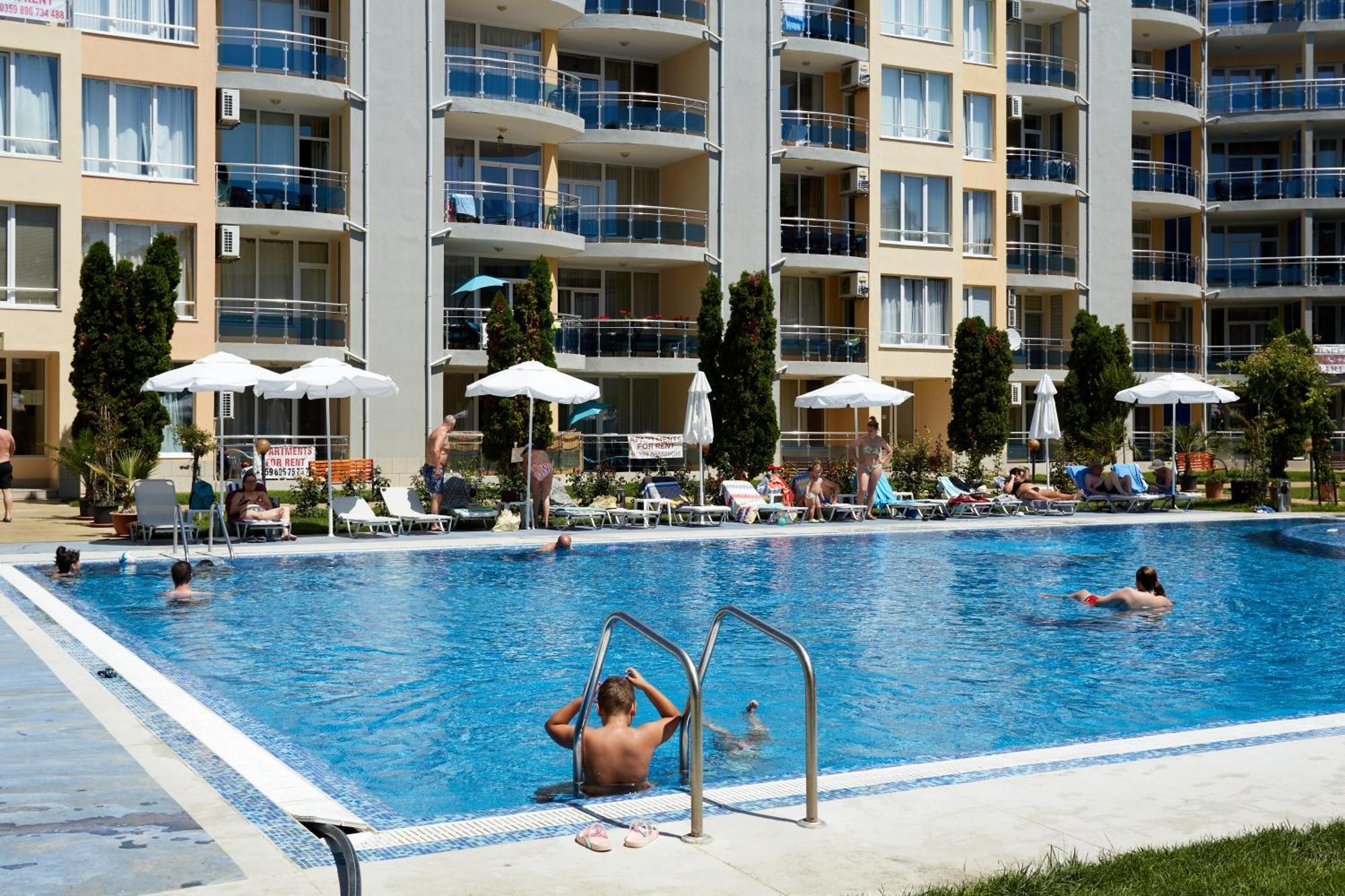 Luxury First Line Apartment With Pool By The Sea Nesebăr Exterior foto